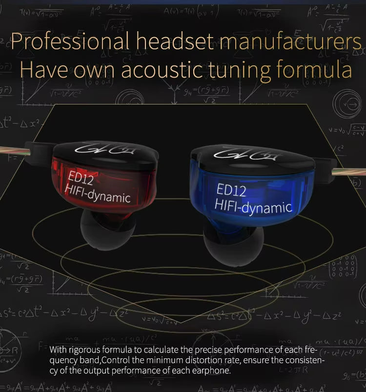 Sunsonics in Ear Earphone Stereo Running Sport Hi-fi Headphone Noise Cancelling Hifi Bass Dynamic Earphone