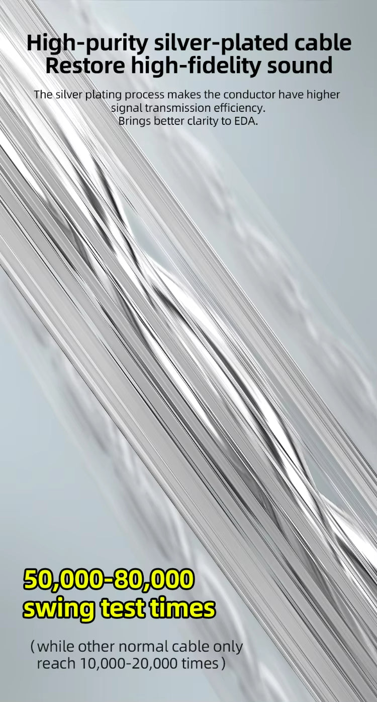 Sunsonics Balanced Version Dynamic Wired Ergonomic Noise Cancelling Game Sports Headset Stereo Earbuds in Ear Earphones