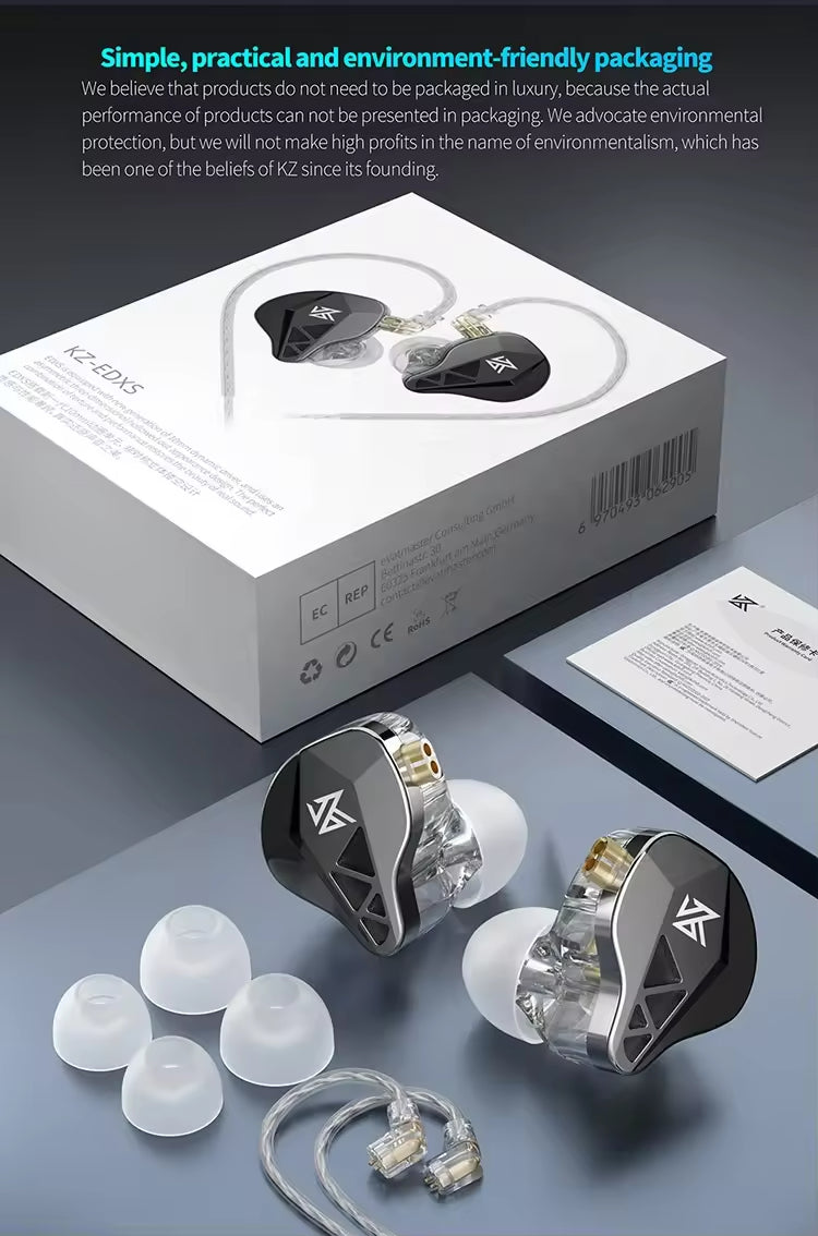 Sunsonics Dynamic Bass in Ear Monitor Headphones Sport Noise Cancelling HIFI Headset Earphones Earbuds