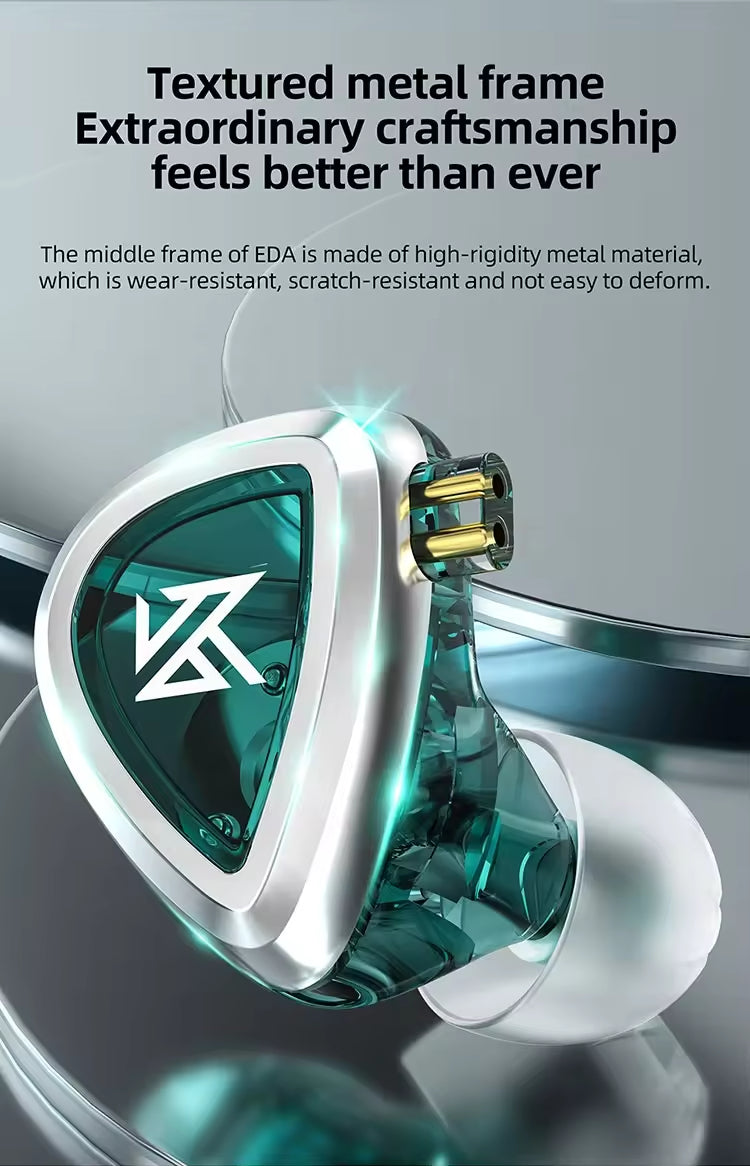 Sunsonics Noise Cancelling Wired Earphones Dynamic Hi-Fi Stereo Running Sport Gaming Ear Phones 3 Pairs Set