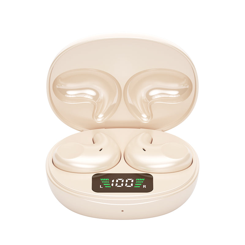 Sunsonics Sleep Headphones with Ultra-Thin Invisible Design, Wireless 5.3, Noise Reduction, HiFi Sound, Waterproof, and Digital Power Display for Comfortable All-Night Wear