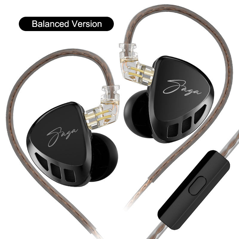 Sunsonics Wired Earphones Stage Live Monitor Sport Headphones HiFi Stereo Bass Fever Music Metal Earbuds Gaming Headset