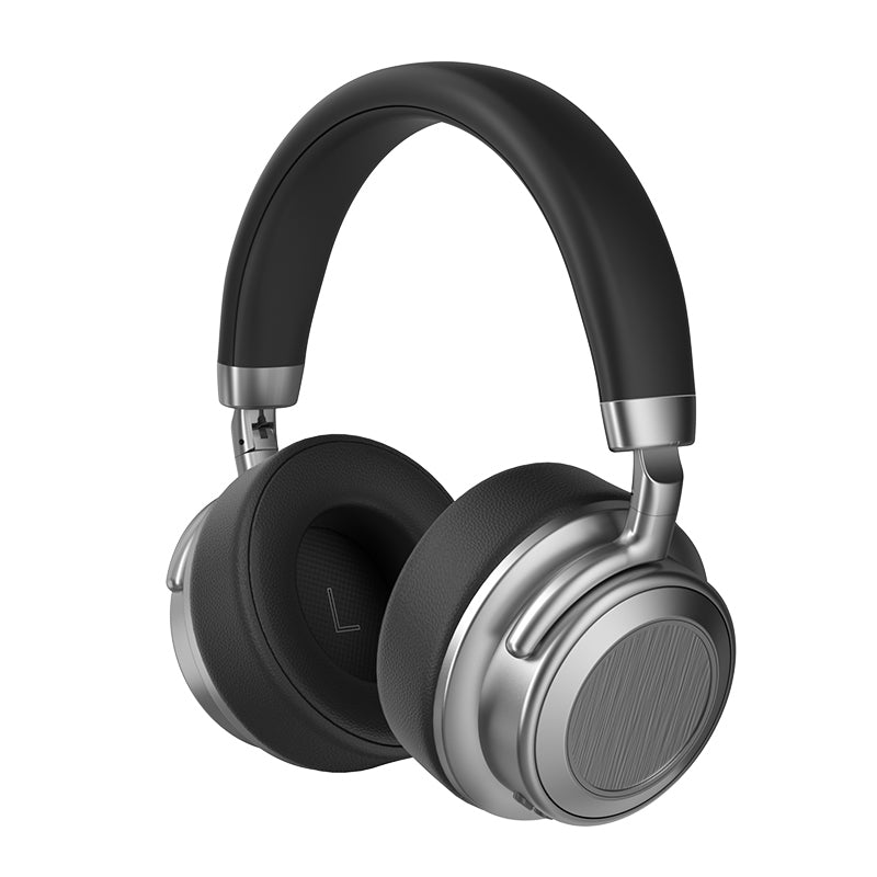 Over-Ear Bluetooth 5.4 Noise Cancelling Headphones With Zinc Alloy Arms, 38 Hours Playback, Hifi Sound Quality,  Microphone For Call, Foldable And Comfortable, Android And Ios Compatible,Trendy Over Ear Bluetooth Headphones