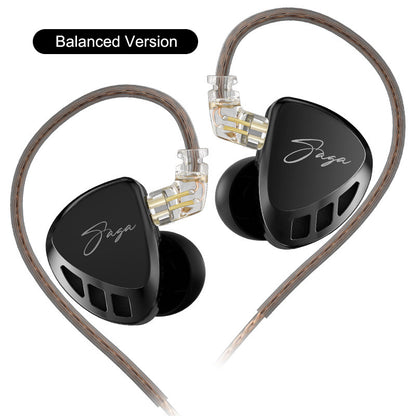 Sunsonics Wired Earphones Stage Live Monitor Sport Headphones HiFi Stereo Bass Fever Music Metal Earbuds Gaming Headset