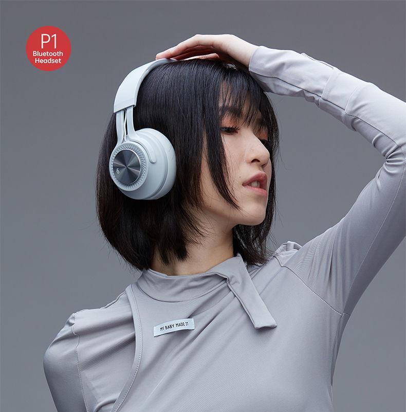 Wireless Over-Ear Headphones with Pure Bass Sound, Bluetooth 5.0,Lightweight, Comfortable and Foldable Design, Equipped with 3.5mm Audio Cable