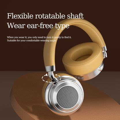 Over-Ear Bluetooth 5.4 Noise Cancelling Headphones With Zinc Alloy Arms, 38 Hours Playback, Hifi Sound Quality,  Microphone For Call, Foldable And Comfortable, Android And Ios Compatible,Trendy Over Ear Bluetooth Headphones