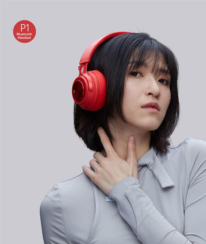 Wireless Over-Ear Headphones with Pure Bass Sound, Bluetooth 5.0,Lightweight, Comfortable and Foldable Design, Equipped with 3.5mm Audio Cable