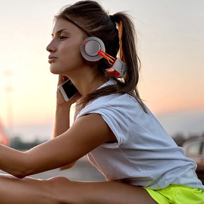 Sunsonics Solar Charge Noise-Canceling Bluetooth Sweatproof Long Battery Life & Stable Connection Over-Ear Headphones