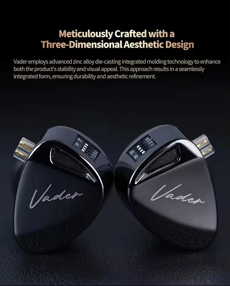 Sunsonics Adjustable Triple-Driver Dynamic In-Ear Monitor Stage Performance 4 Switch Tunable Earphone Earbuds