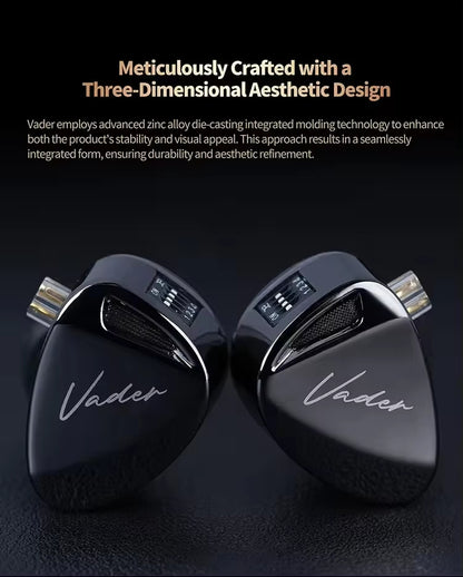Sunsonics Adjustable Triple-Driver Dynamic In-Ear Monitor Stage Performance 4 Switch Tunable Earphone Earbuds