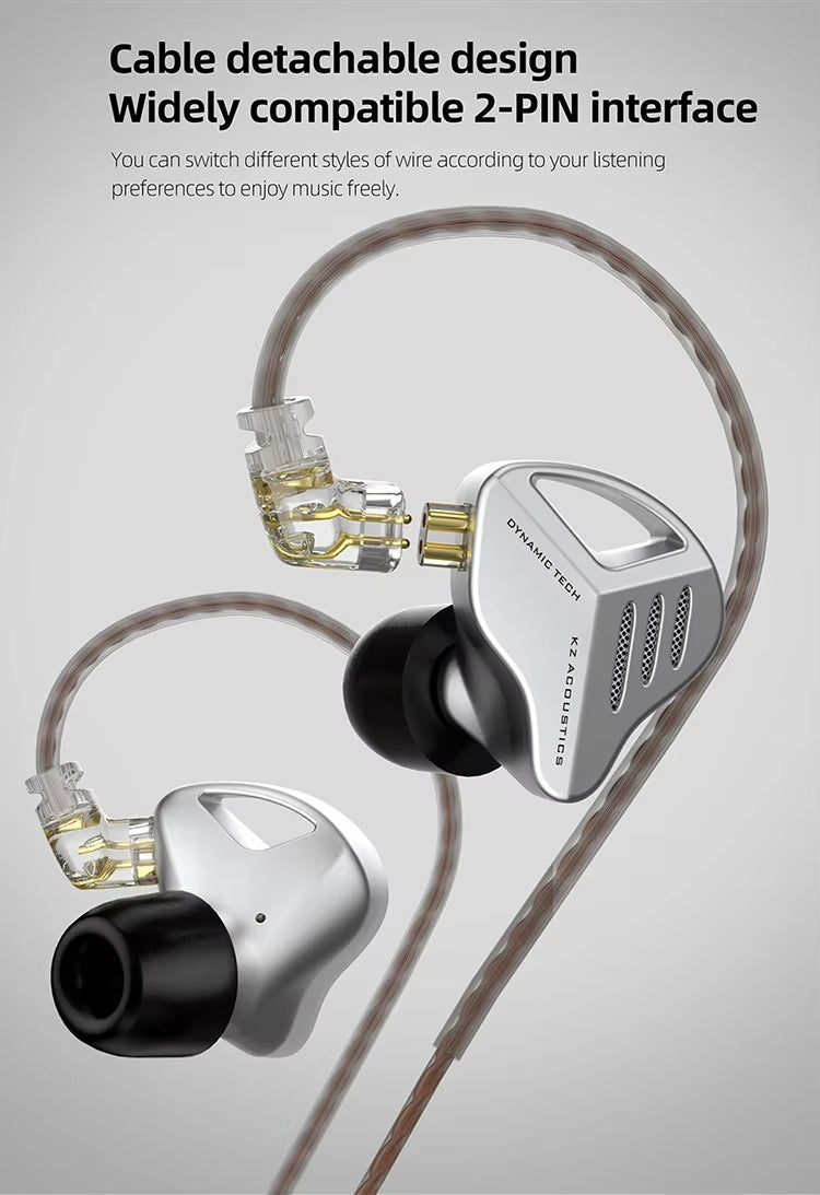 Sunsonics Dynamic Earphone Innovative Electronic Frequency Modulate Technology Hifi Stage Performance in Ear Headphone