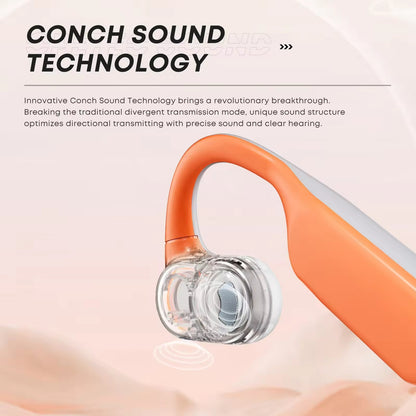 Sunsonics Neckband Sound Stereo Ear Hook Bluetooth Waterproof Bluetooth Wireless Sport Bone Conduction Earphones