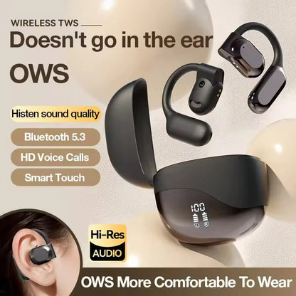 Sunsonics OWS Open Ear Bicycle Road Bike Noise Cancellation Sport Ear Hook Bluetooth Wireless Earphone