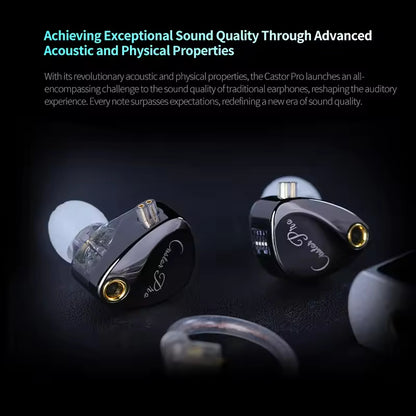 Sunsonics Harman Target with Improved Bass Version Dynamic Drivers Headset in Ear HiFi Earphone Wired Gaming Earbuds