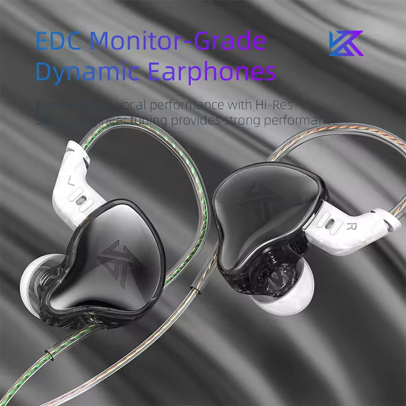 Sunsonics Dynamic in Ear Earphones Hifi Bass Earbuds Headsets Game Sport Monitor Headphones With Microphone