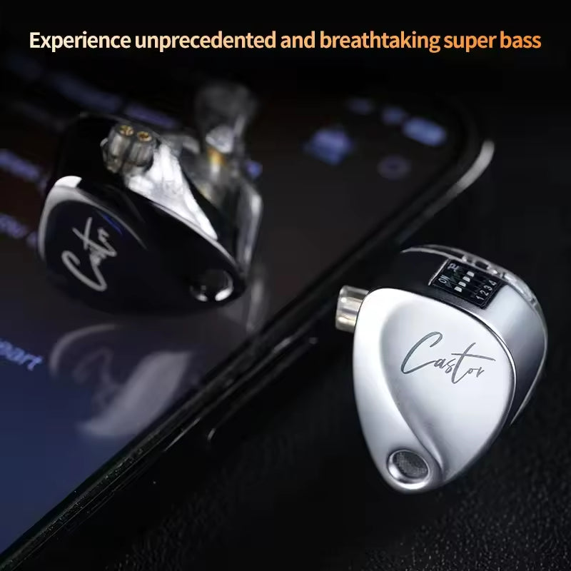 Sunsonics Harman Target Version 2DD Dynamic in Ear HiFi Earphones Monitor Headphone Cancelling Earbuds Headsets