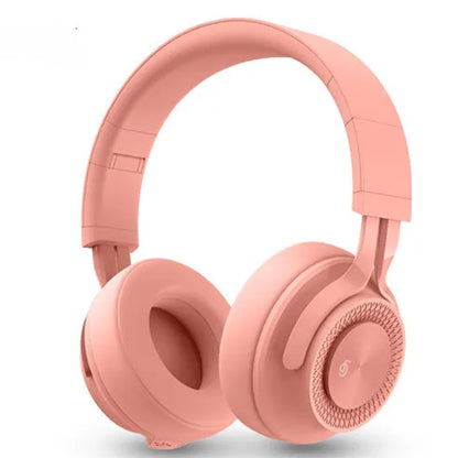 Wireless Over-Ear Headphones with Pure Bass Sound, Bluetooth 5.0,Lightweight, Comfortable and Foldable Design, Equipped with 3.5mm Audio Cable