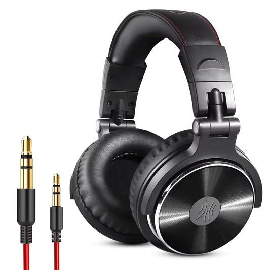 Sunsonics Over Ear Wired HiFi Professional Studios DJ Headphones Gaming Headset With Microphone