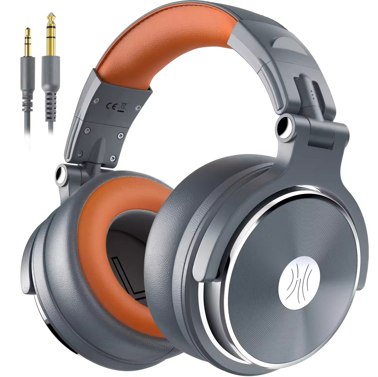 Sunsonics Wired DJ Headphone Over Ear Premium Ear Cushion Studio Headphone with 50mm Driver 3.5mm/6.35mm Plug